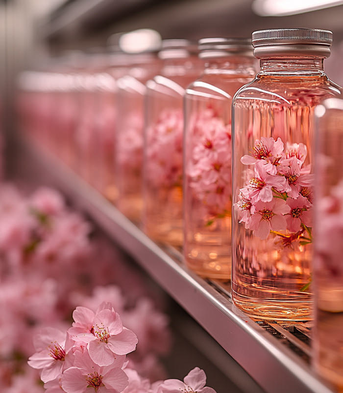 幹細胞の桜花とイメージ