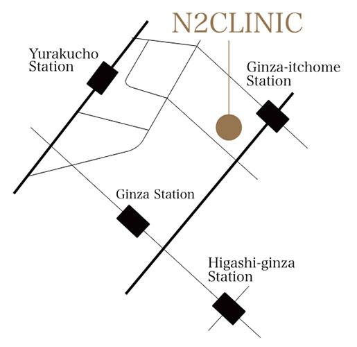 N2Clinic Ginza Access